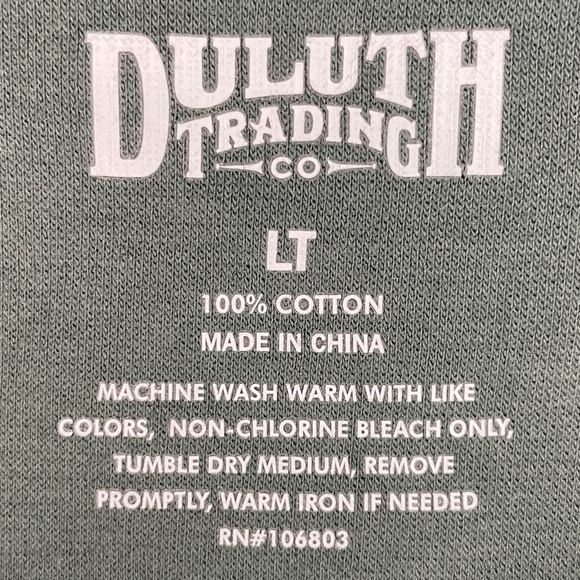 Duluth Trading Co Rib Long Sleeve Cotton Mountain Polo Shirt - Deep Hunter Green - Picture 5 of 13